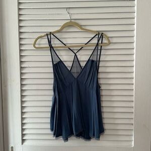 Urban outfitters double strap sheer tank